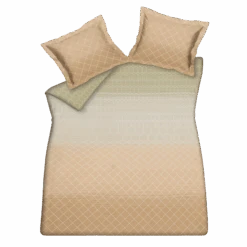 GRADIENT Dekbedovertrek | Apricot Blush