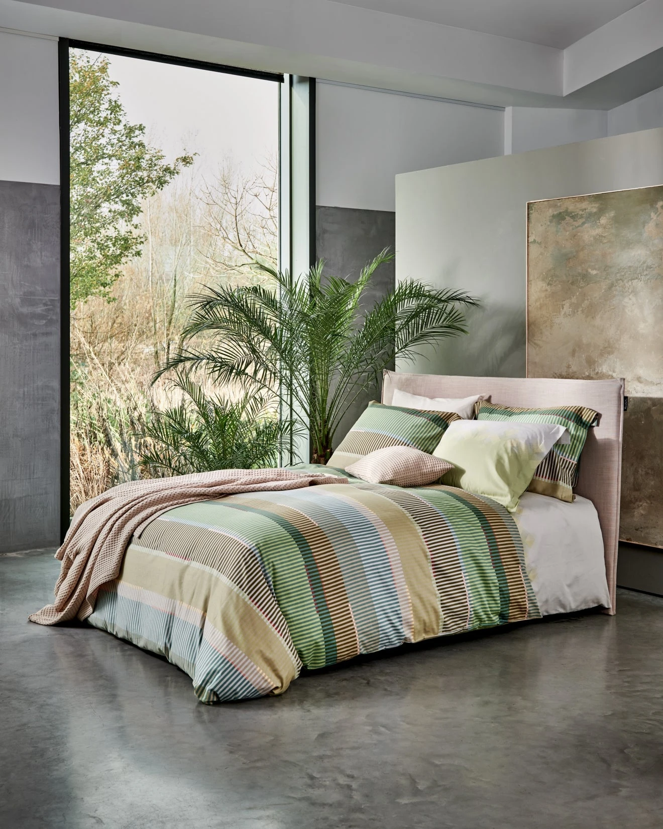 OPTIMIST Dekbedovertrekset | Smoke Green 4 OPTIMIST Dekbedovertrekset | Smoke Green - Afbeelding 2