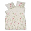 SERENE FLOWER Dekbedovertrekset | Offwhite
