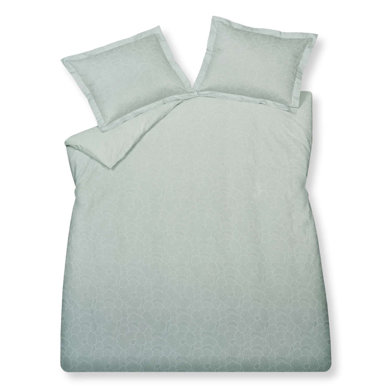 LINE FLOWER Dekbedovertrek XL | Pearl Blue 3 LINE FLOWER Dekbedovertrek XL | Pearl Blue