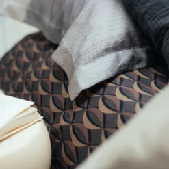 BOUNCING Dekbedovertrek | Off Black -Vandyck Winkel SABR23216 198 5 09a03967 bf2c 4ada bf5c c0796739b452