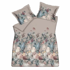 FLOWERBOMB Dekbedovertrek | Cream Tan