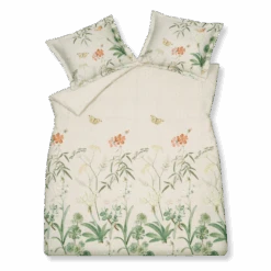 FLOWER GARDEN Dekbedovertrek | Cream Tan