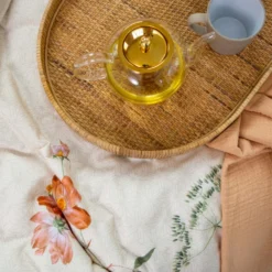 FLOWER GARDEN Dekbedovertrek | Cream Tan -Vandyck Winkel SAM123104 189 6