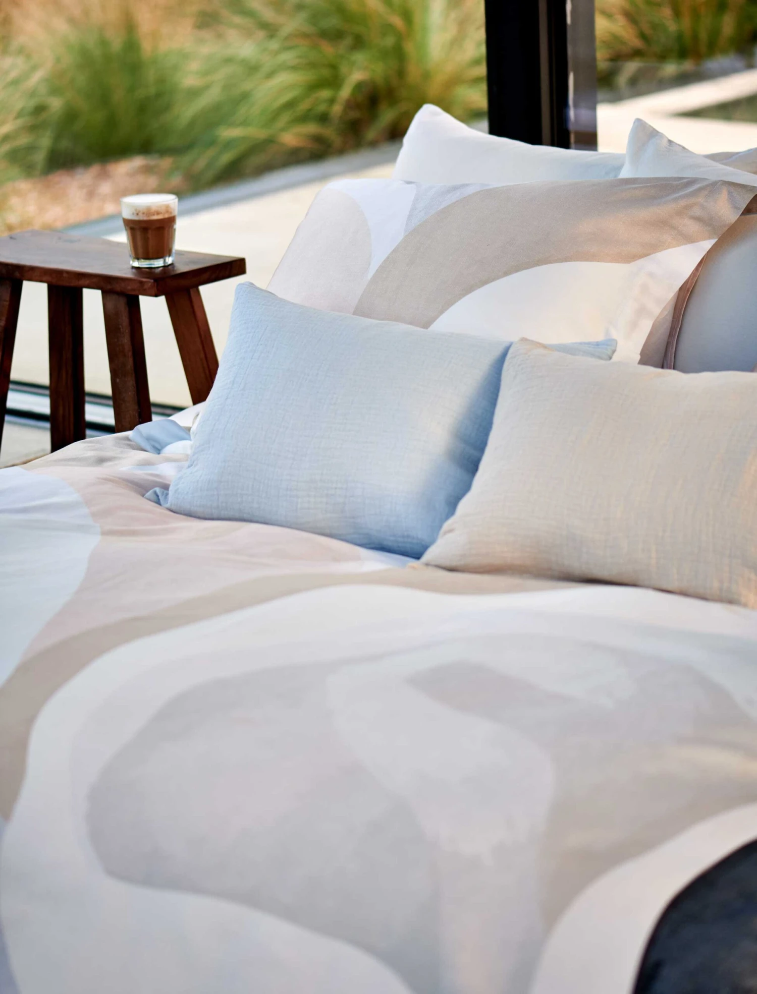 LUSH LAGOON XL Dekbedovertrekset | Linen 7 LUSH LAGOON XL Dekbedovertrekset | Linen - Afbeelding 5