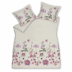 VIOLET GARDEN Dekbedovertrekset | Offwhite