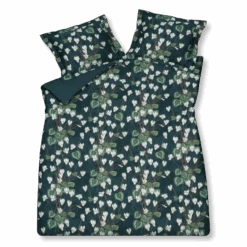 GREEN FEVER Dekbedovertrek | Blue Ink