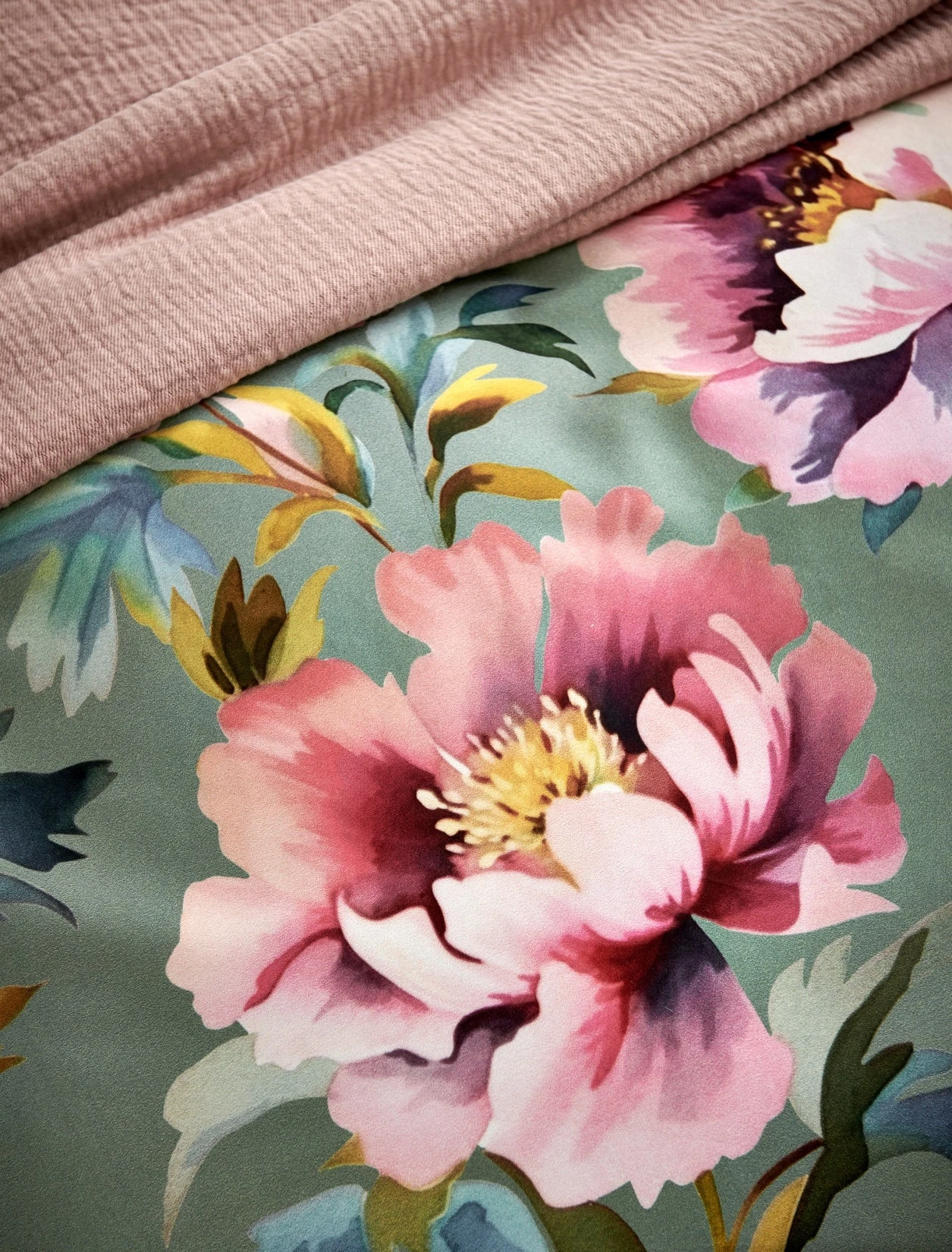 PINK PEONY Dekbedovertrekset | Multi 5 PINK PEONY Dekbedovertrekset | Multi - Afbeelding 3