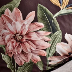PARADISE BLOOM XL Dekbedovertrekset | Dark Chocolate 11 PARADISE BLOOM XL Dekbedovertrekset | Dark Chocolate -Vandyck Winkel SASR24211 104 4