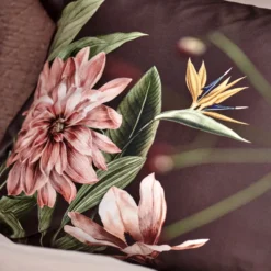 PARADISE BLOOM XL Dekbedovertrekset | Dark Chocolate 13 PARADISE BLOOM XL Dekbedovertrekset | Dark Chocolate -Vandyck Winkel SASR24211 104 6