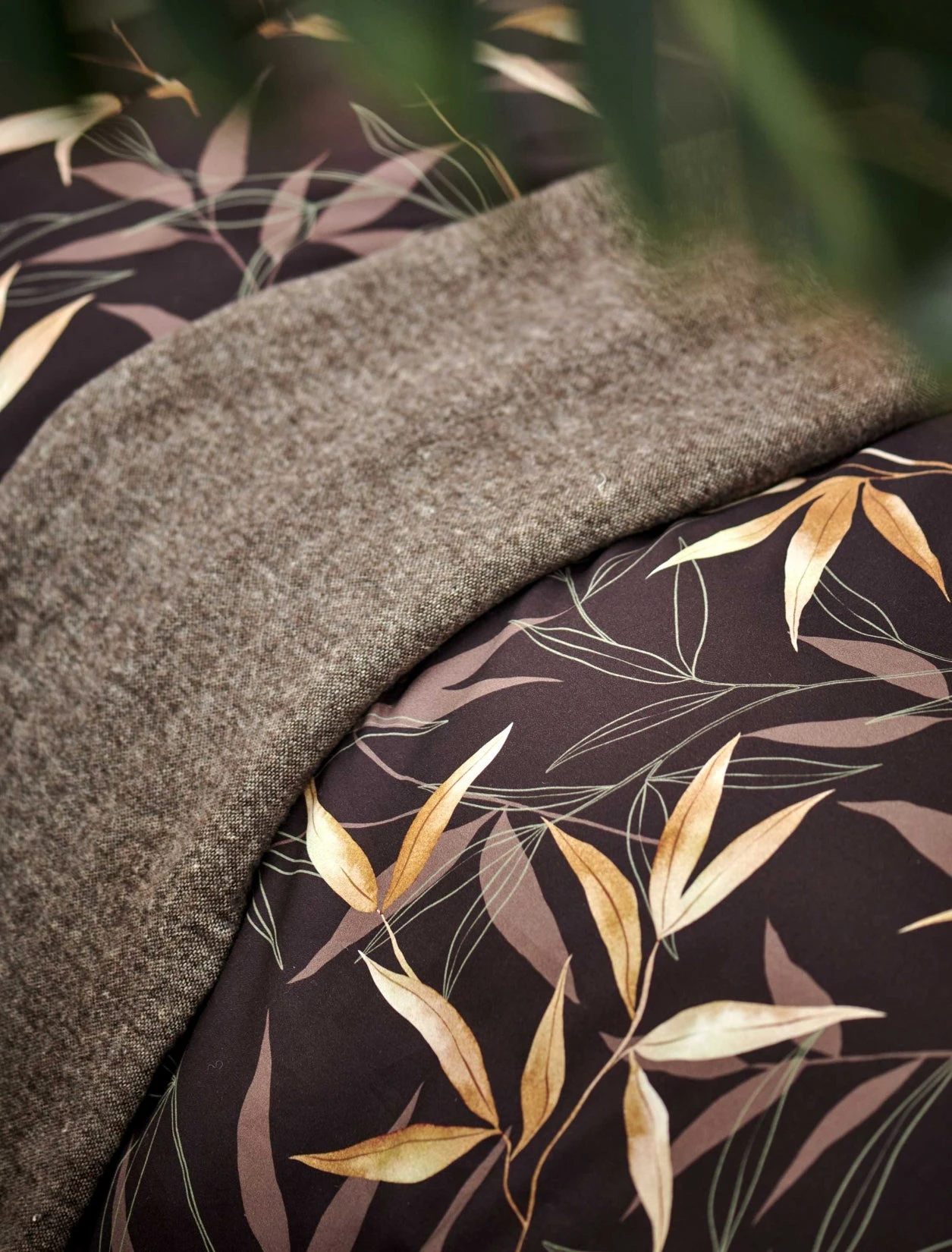 ZEN GARDEN Dekbedovertrekset | Dark Chocolate 5 ZEN GARDEN Dekbedovertrekset | Dark Chocolate - Afbeelding 3