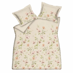 BLOSSOM BREEZE Dekbedovertrekset | Cream Tan