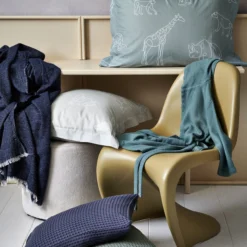 SAFARI KIDS Dekbedovertrek | Vintage Green -Vandyck Winkel Safari Kids 166 vintage green Animal Kids 224 pale olive Kids bathrobe 166 vintage green