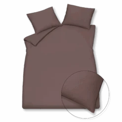 WASHED COTTON Dekbedovertrek | Peppercorn