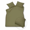WASHED COTTON Dekbedovertrek XL | Martini Olive -Vandyck Winkel WashedCotton 301MartiniOlive Detail Web d17c19e1 d877 4f5a a14c 972f80a67748